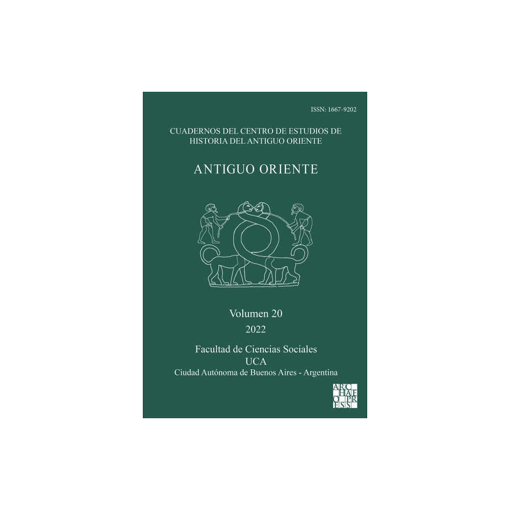 Archaeopress Antiguo Oriente: Vol. 20 2022 (häftad, eng)