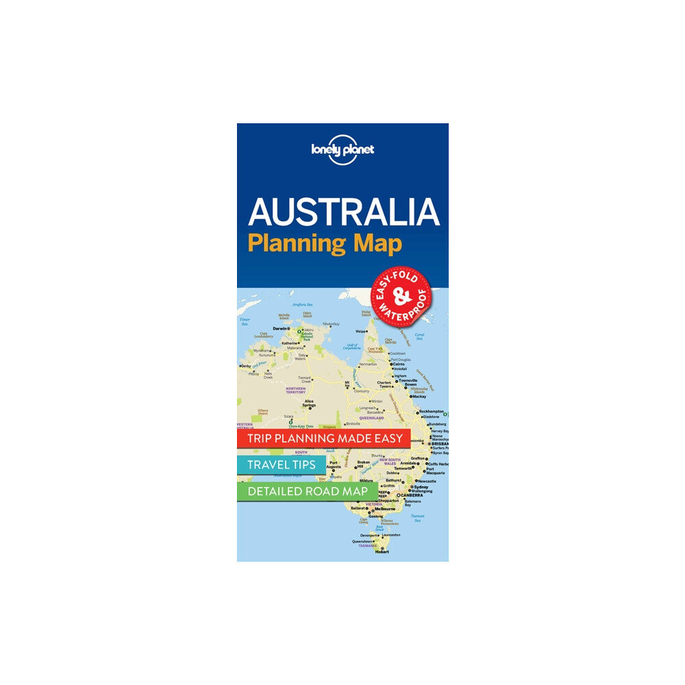 Lonely Planet Global Limited Lonely Planet Australia Planning Map