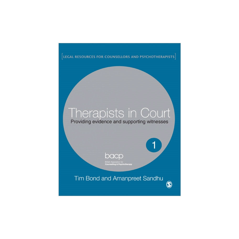 Sage publications inc Therapists in Court (häftad, eng)