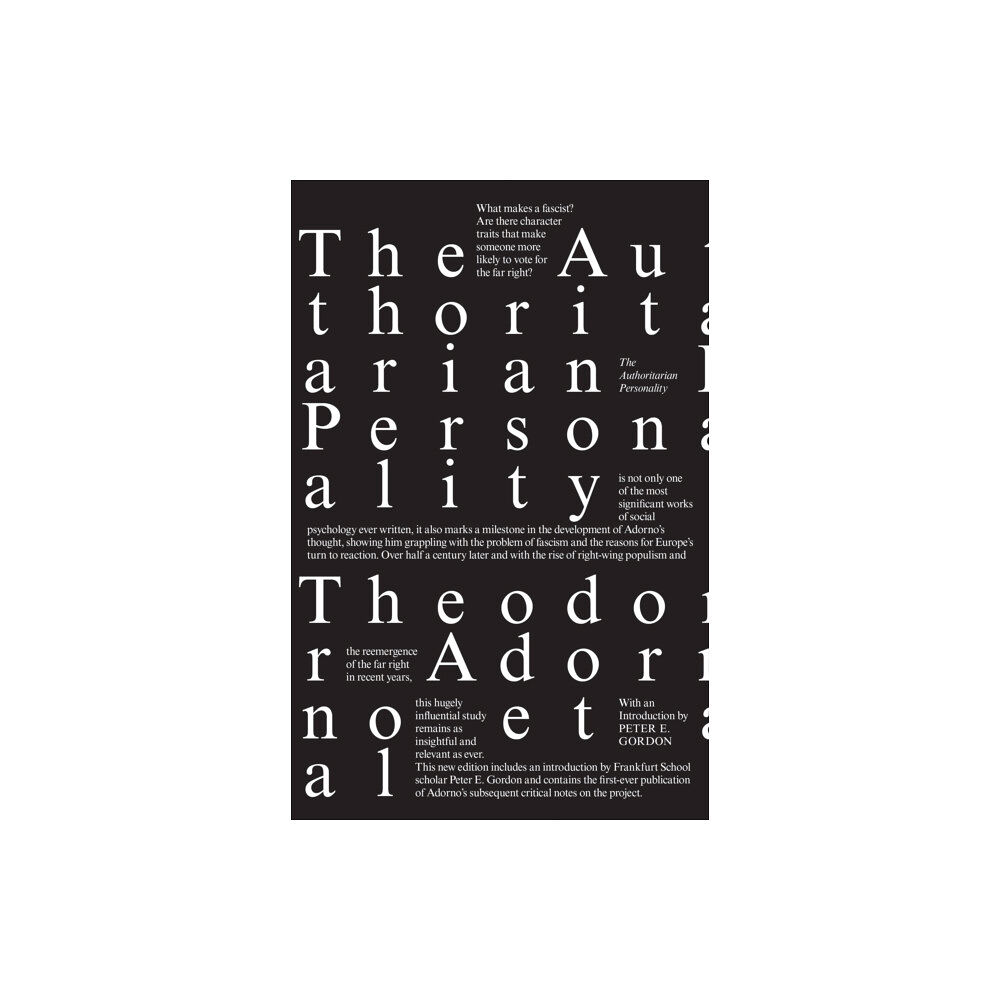 Verso Books The Authoritarian Personality (häftad, eng)