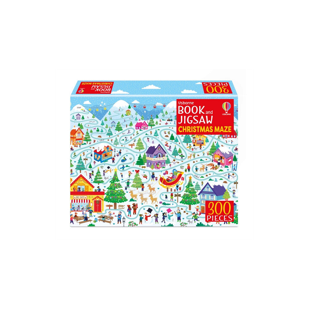 Usborne Publishing Ltd Usborne Book and Jigsaw Christmas Maze (häftad, eng)