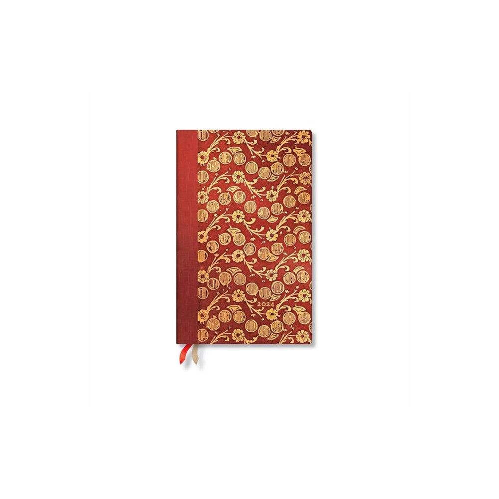 paperblanks The Waves - Volume 4 (Virginia Woolf’s Notebooks) Maxi Horizontal 12-month Dayplanner 2024 (Elastic Band Closure) (inbun...