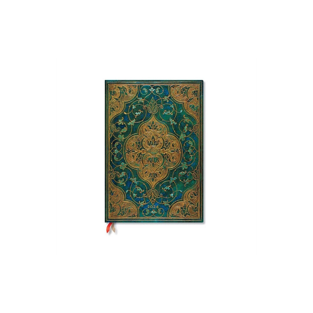 paperblanks Turquoise Chronicles (Turquoise Chronicles) Grande 12-month Dayplanner 2024 (inbunden, eng)