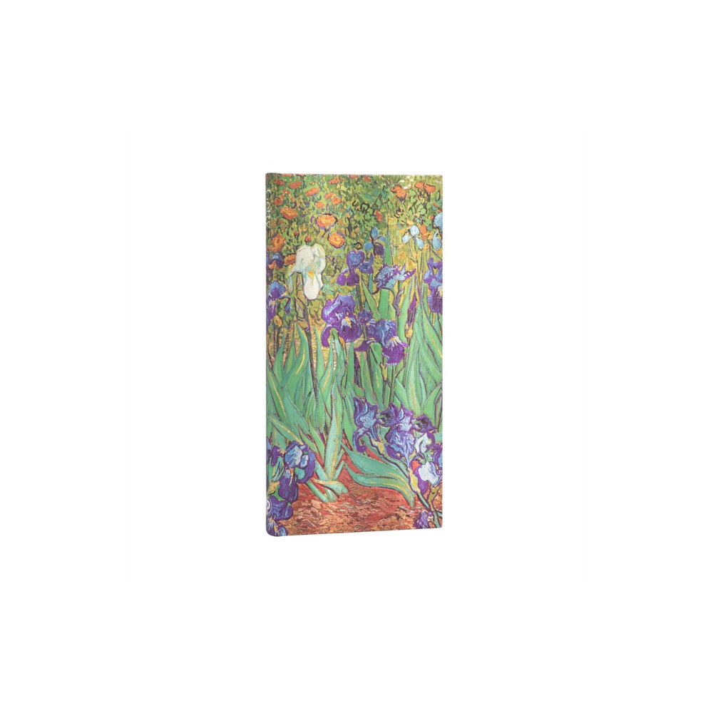 paperblanks Van Gogh’s Irises Slim Lined Hardcover Journal (inbunden, eng)