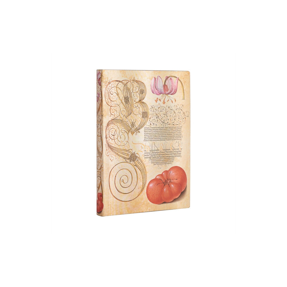 paperblanks Lily & Tomato (Mira Botanica) Midi Unlined Journal (inbunden, eng)