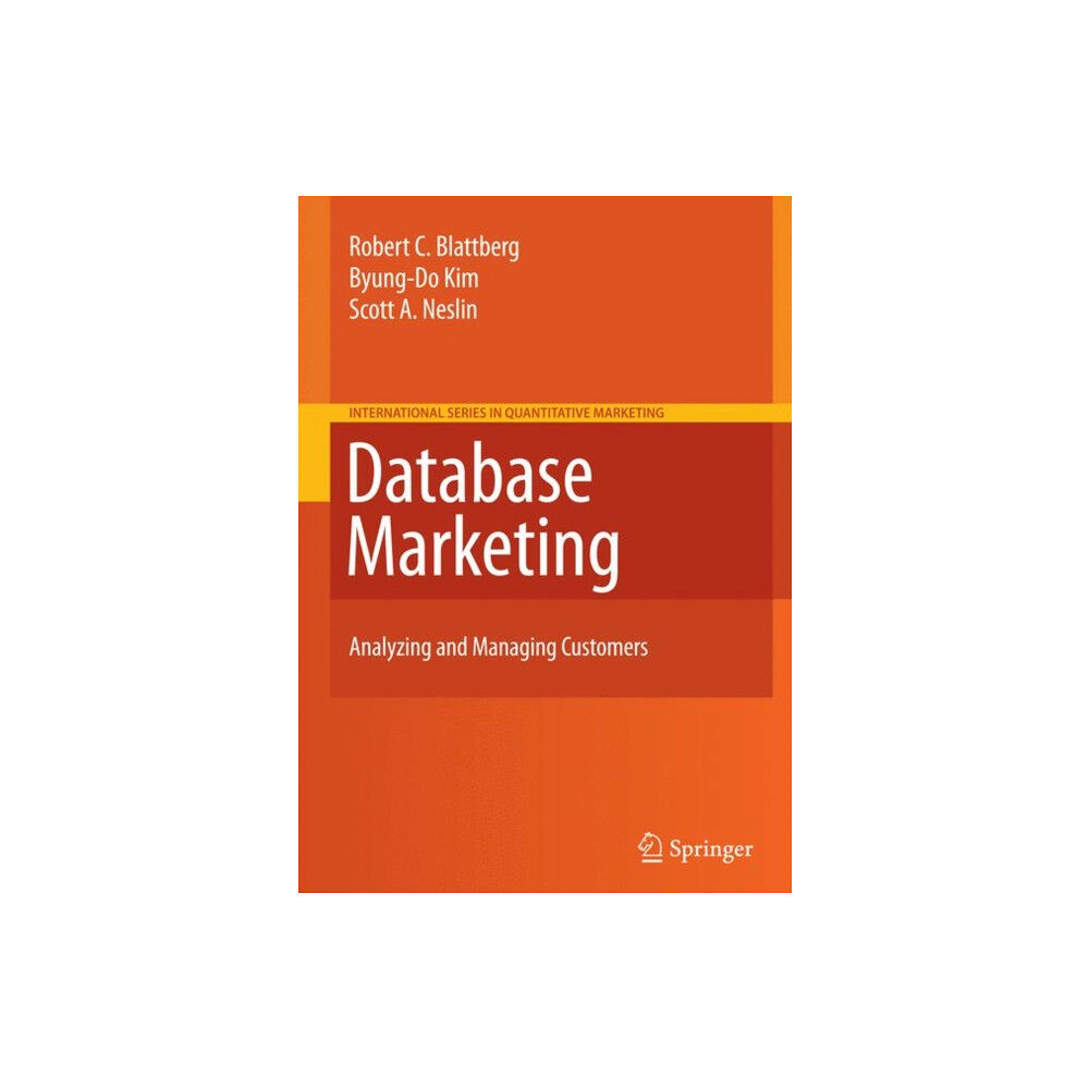 Springer-Verlag New York Inc. Database Marketing (häftad, eng)