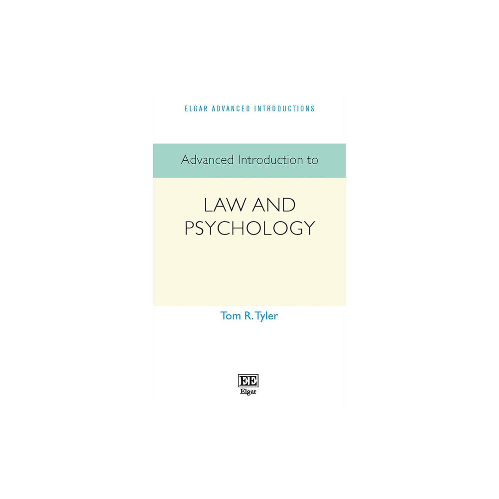 Edward Elgar Publishing Ltd Advanced Introduction to Law and Psychology (häftad, eng)