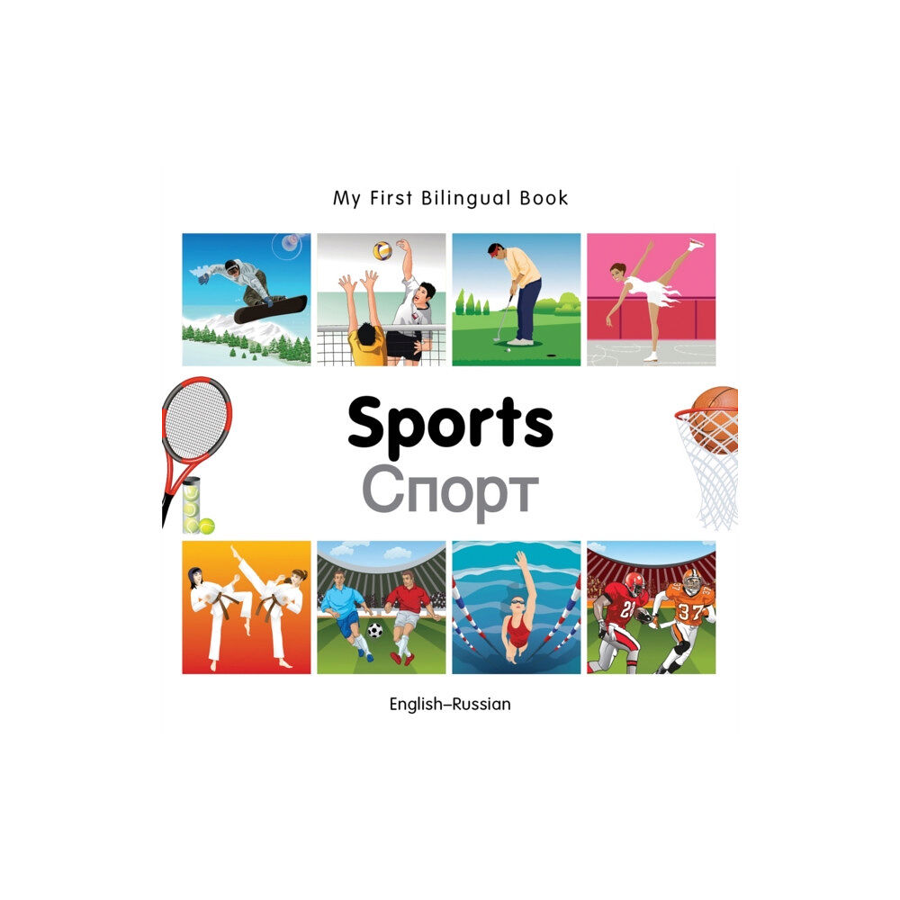 Milet Publishing Ltd My First Bilingual Book -  Sports (English-Russian) (bok, board book, eng)