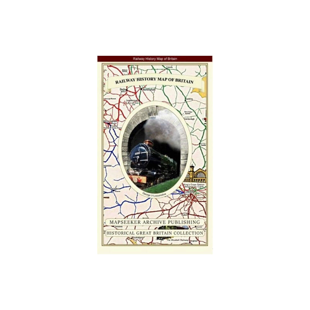 Historical Images Ltd Railway History Map of Britain (häftad, eng)