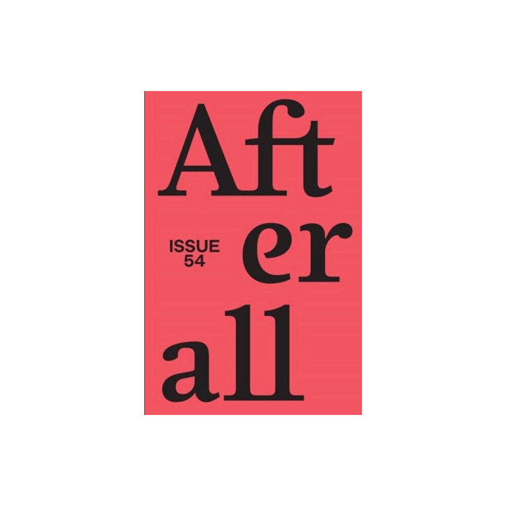 Afterall Publishing Afterall (häftad, eng)