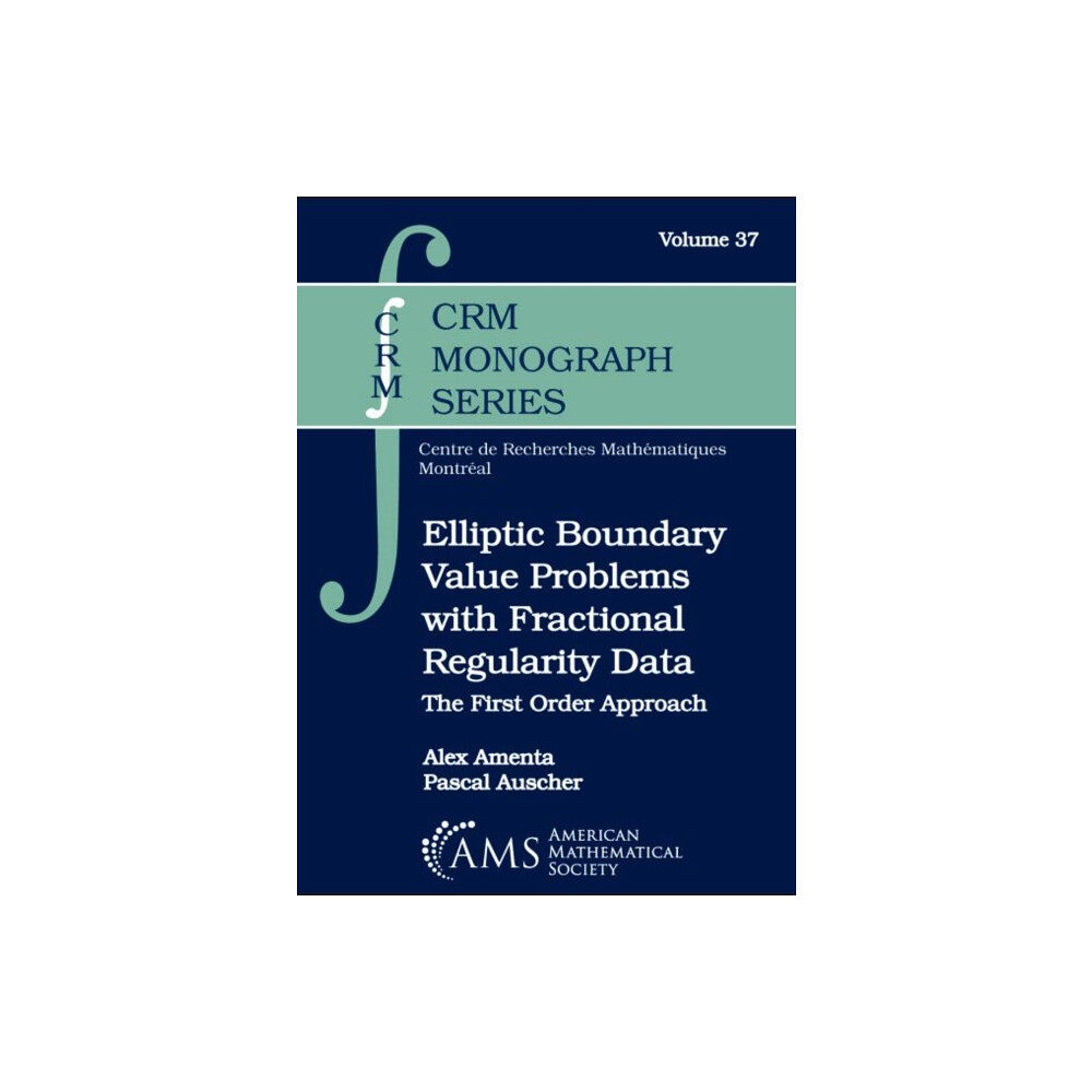 American Mathematical Society Elliptic Boundary Value Problems with Fractional Regularity Data (inbunden, eng)