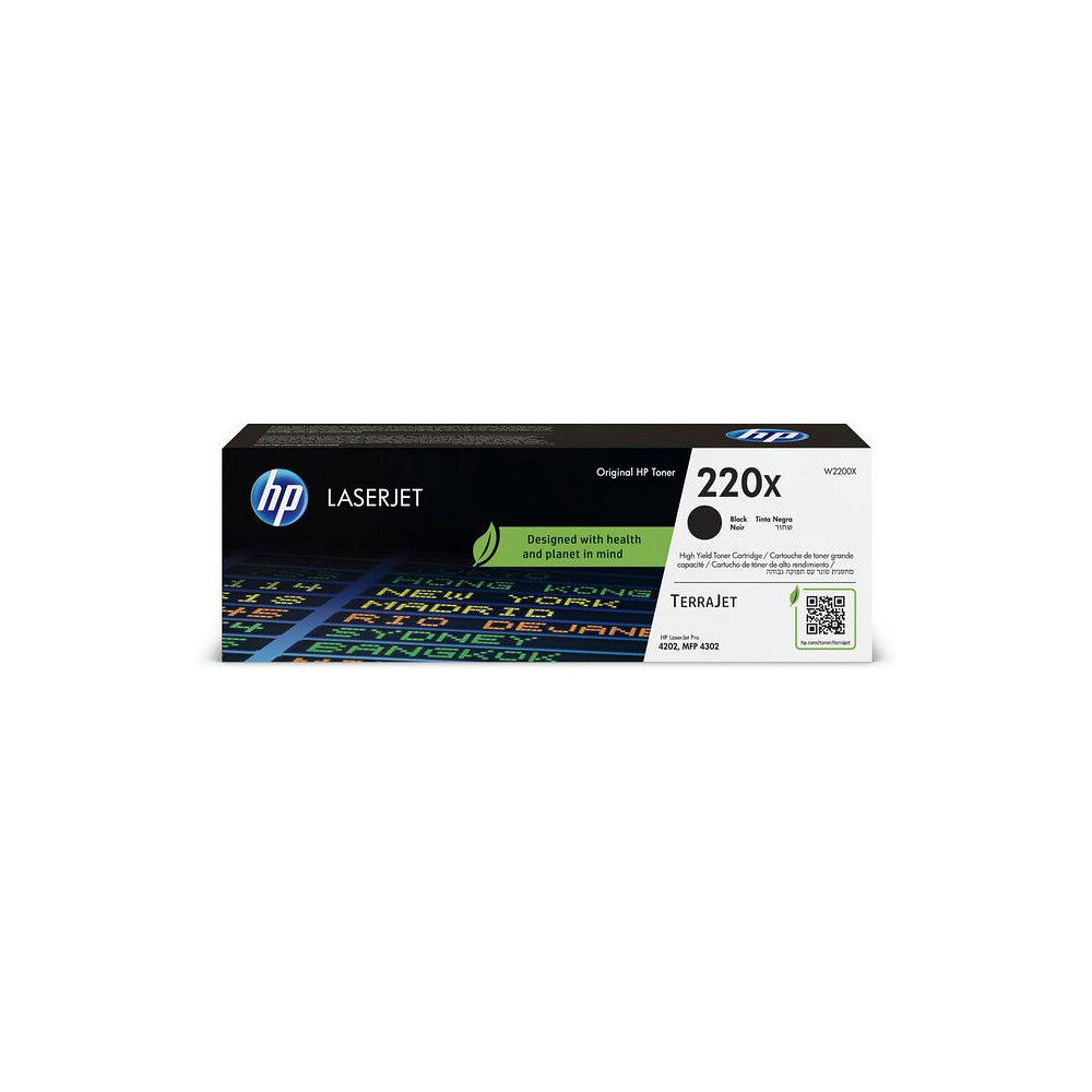 HP Toner HP W2200X 220X svart 7,5K