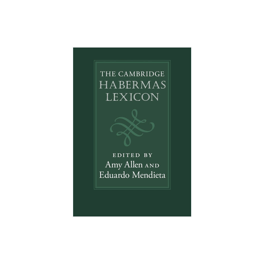 Cambridge University Press The Cambridge Habermas Lexicon (häftad, eng)