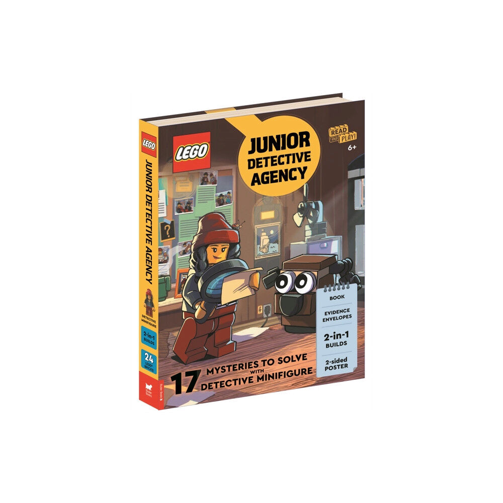 Michael O'Mara Books Ltd LEGO®  Books: Junior Detective Agency (with detective minifigure, dog mini-build, 2-sided poster, play scene, evidence e...