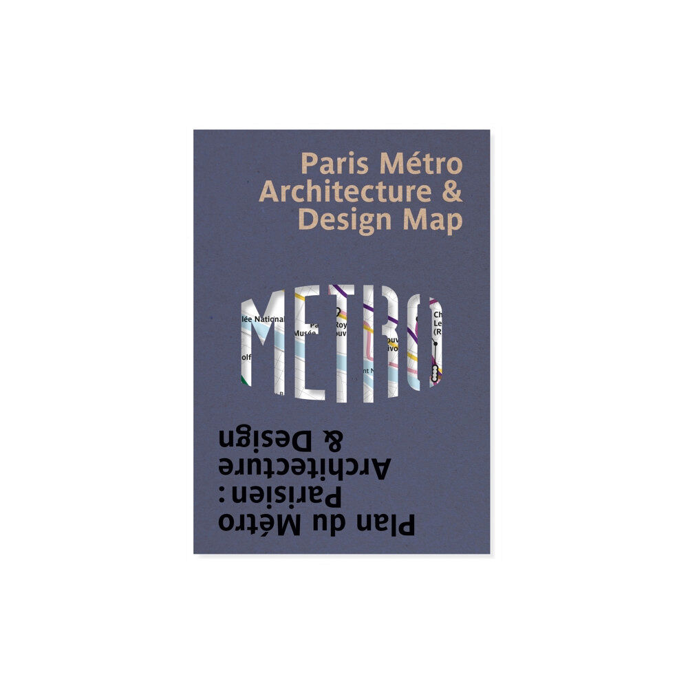 Blue Crow Media Paris Metro Architecture & Design Map