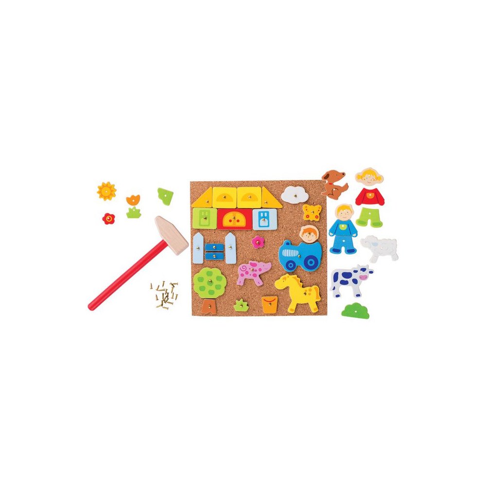 No Brand Spikmosaik bondgård