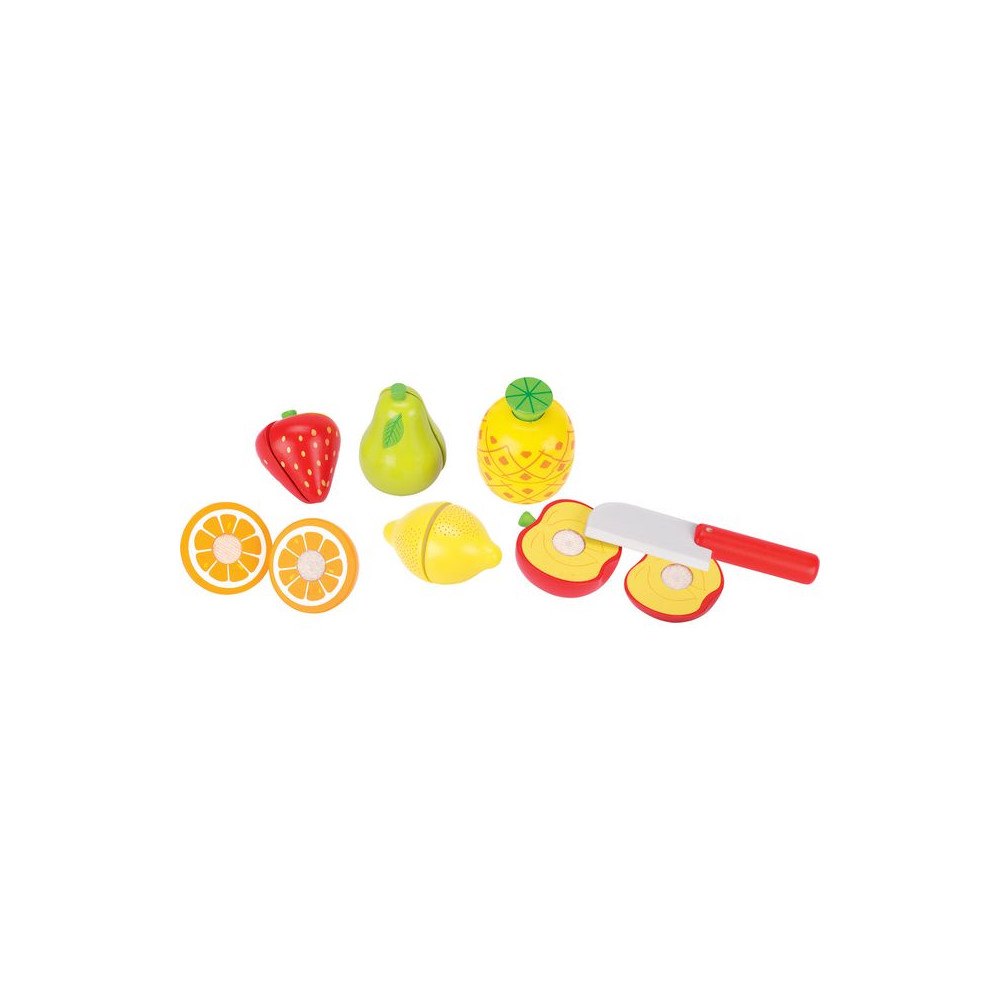 No Brand Lekmat delbar frukt i trä