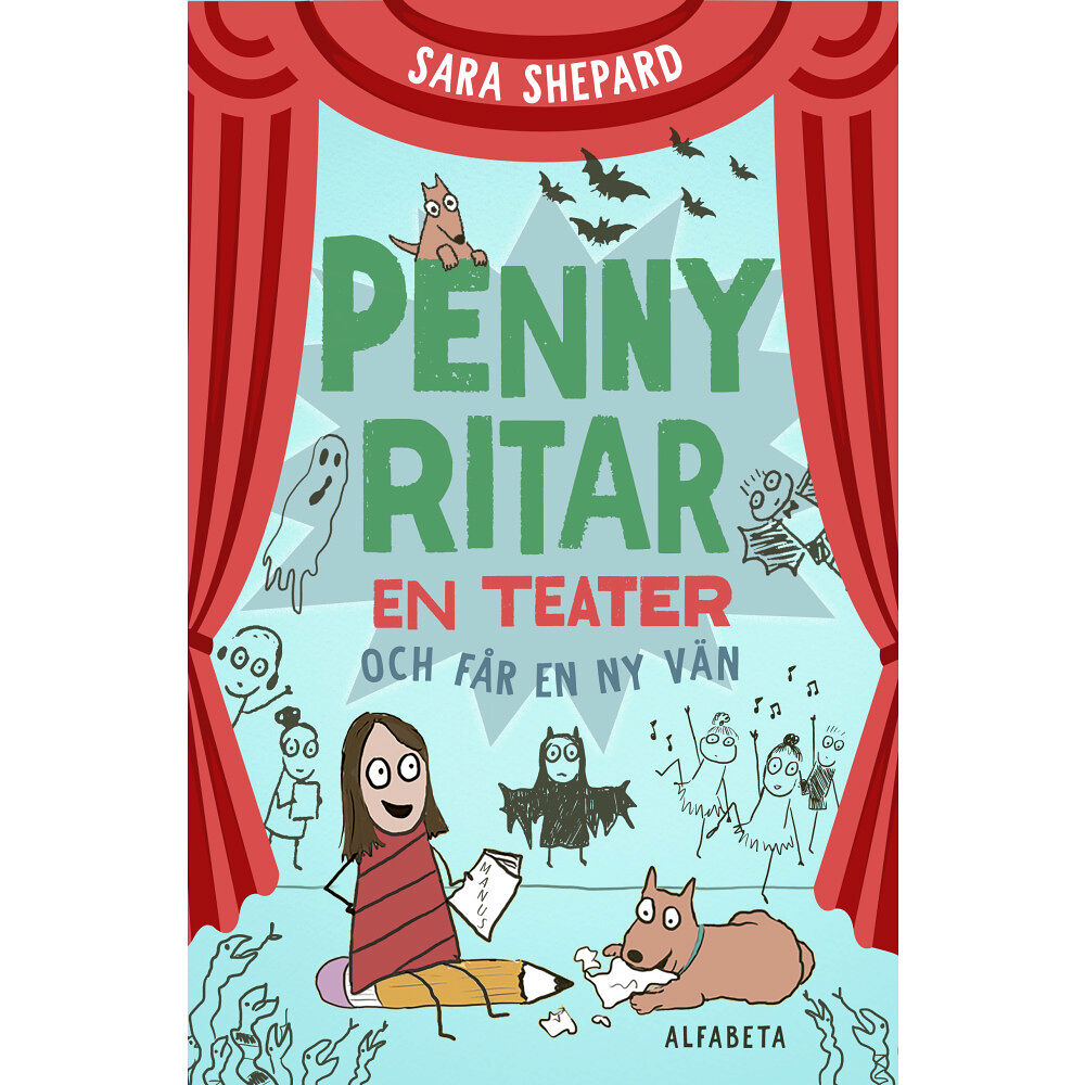 Sara Shepard Penny ritar en teater och får en ny vän (inbunden)