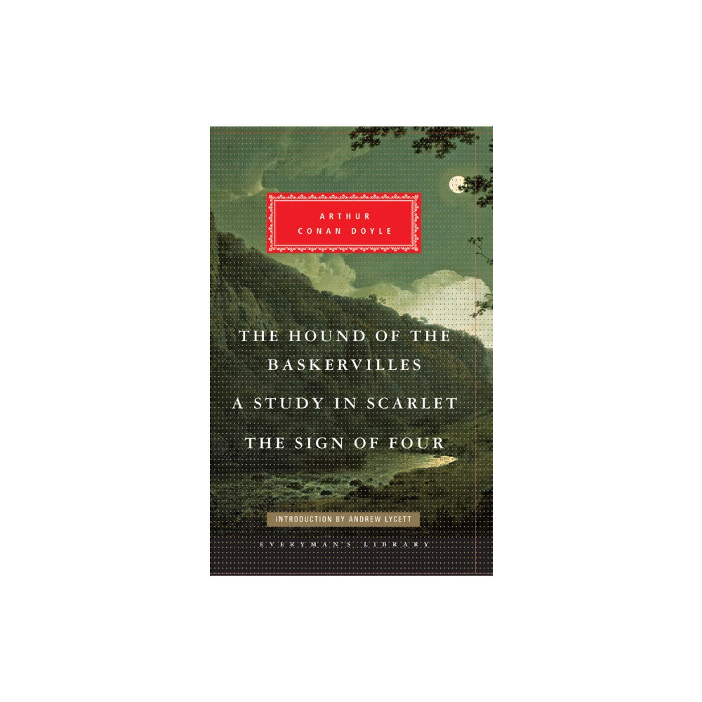 Everyman The Hound of the Baskervilles, A Study in Scarlet, The Sign of Four (inbunden, eng)