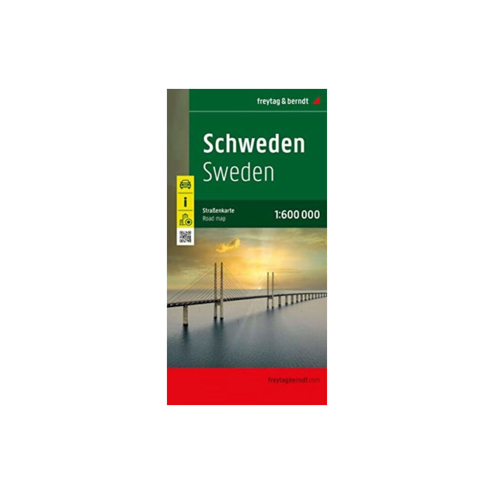 Freytag-Berndt Sweden, road map 1:600,000, freytag & berndt