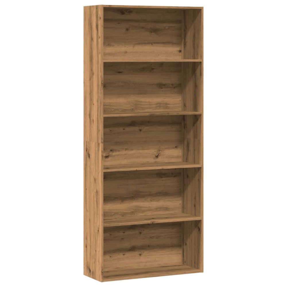 vidaXL Bokhylla ek 80x30x189 cm konstruerat trä