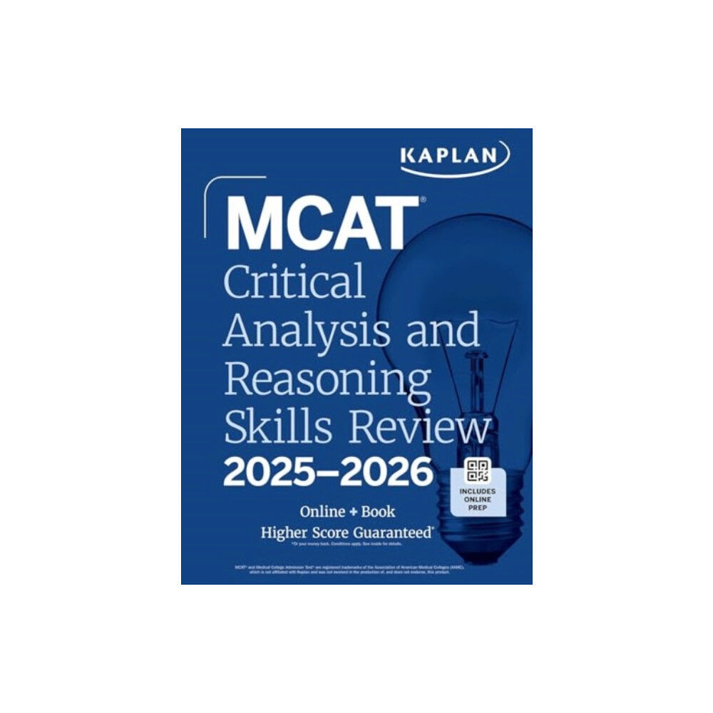 Kaplan Publishing MCAT Critical Analysis and Reasoning Skills Review 2025-2026 (häftad, eng)