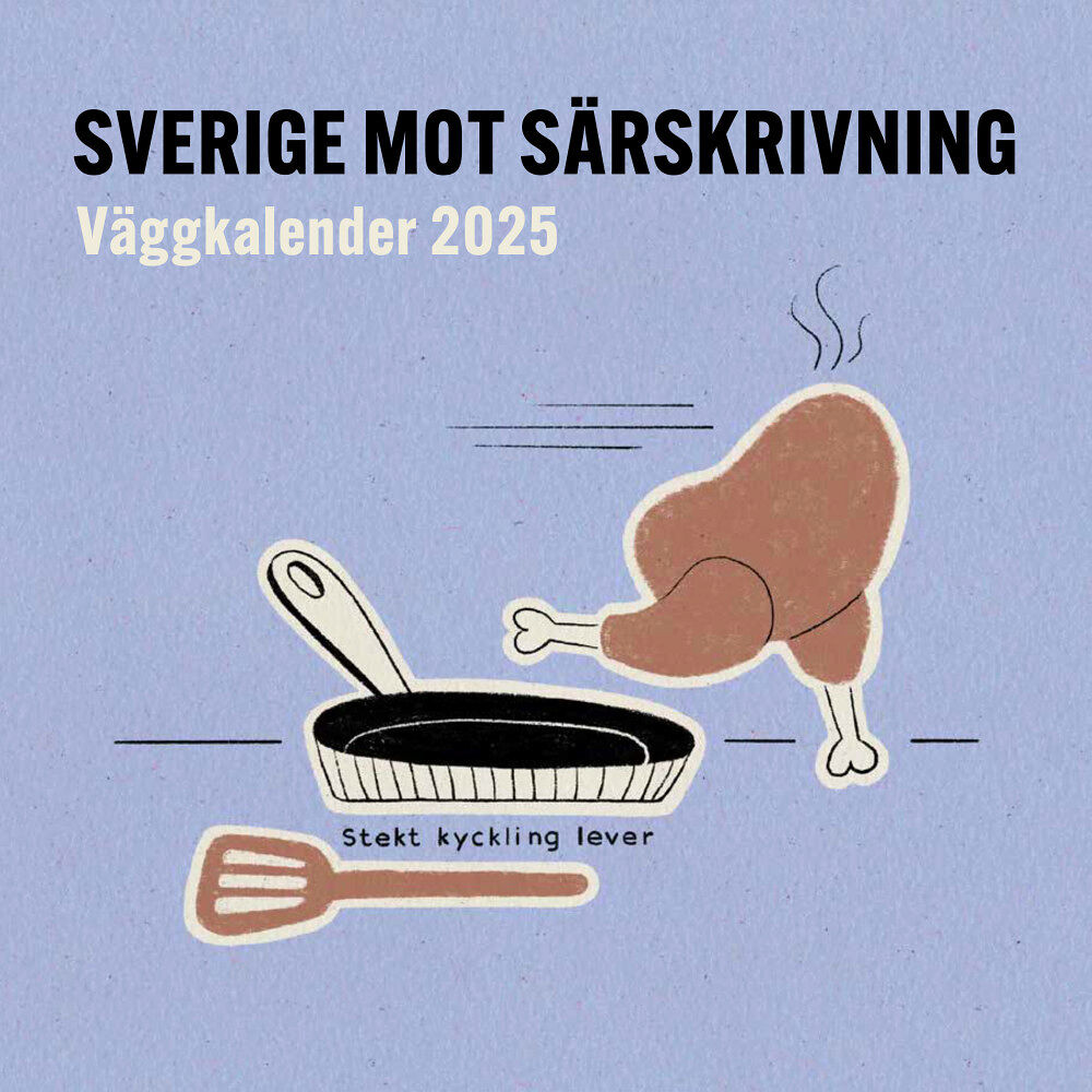 Pug Förlag Sverige mot särskrivning : väggkalender 2025 (häftad)