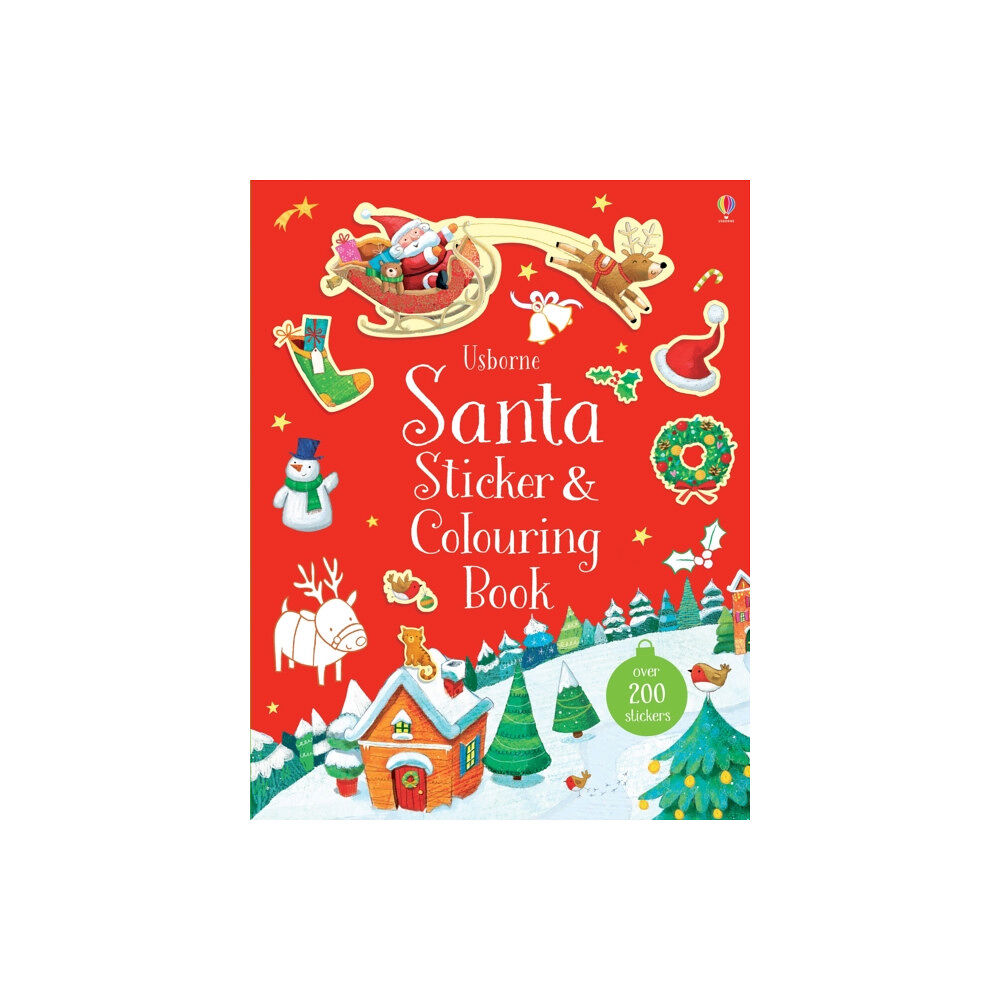 Usborne Publishing Ltd Santa Sticker and Colouring Book (häftad, eng)