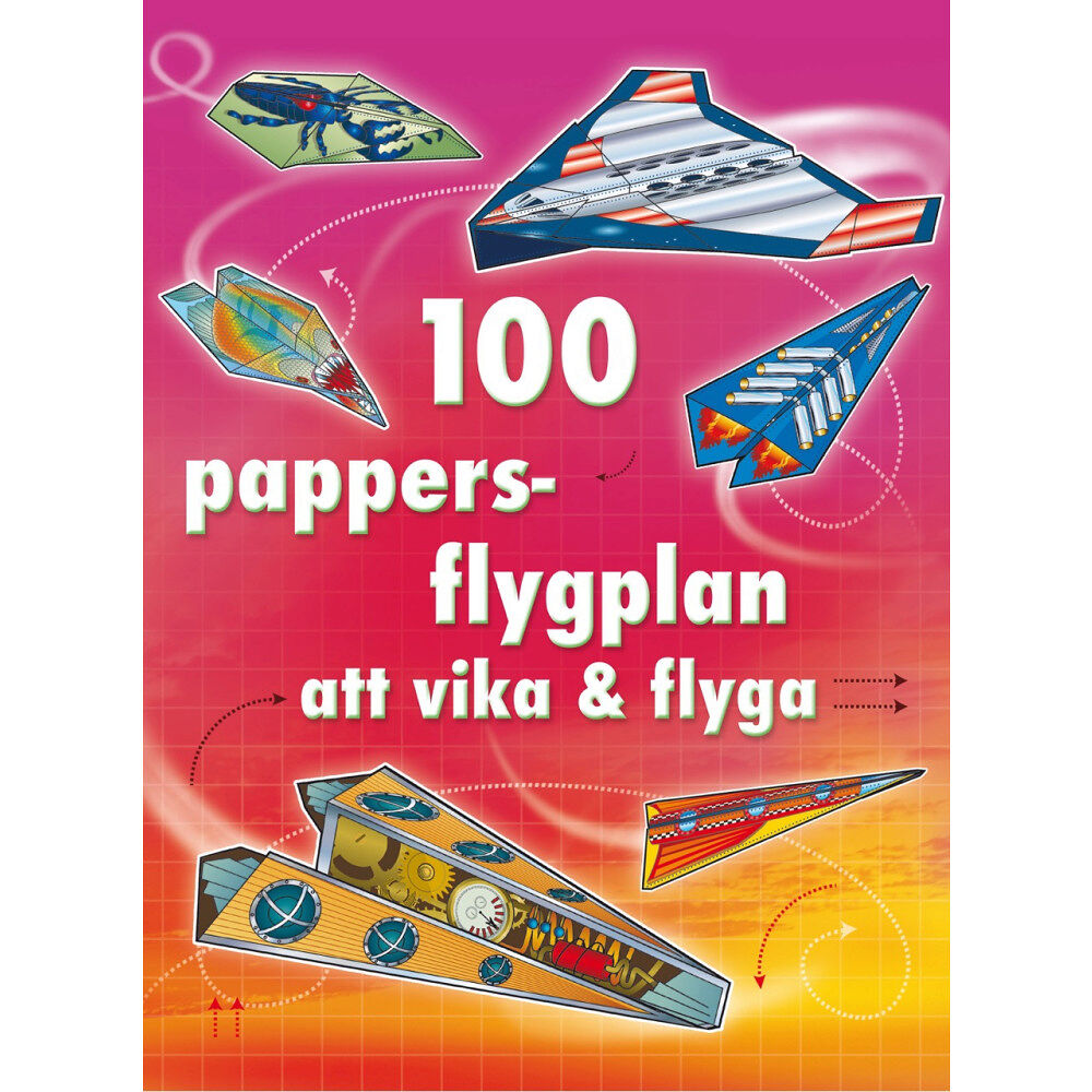 Andy Tudor 100 pappersflygplan att vika och flyga (bok, danskt band)