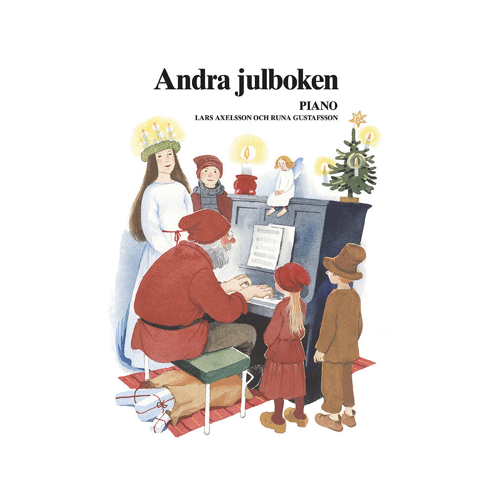 Notfabriken Andra julboken piano (häftad)