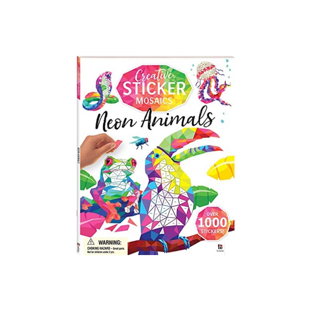 Hinkler Books Creative Sticker Mosaics Neon Animals (häftad, eng)
