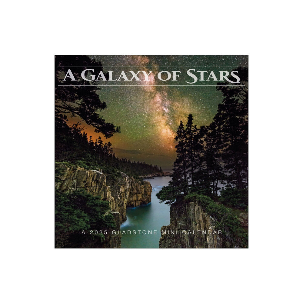 Gladstone Media Galaxy of Stars Square Mini Calendar 2025