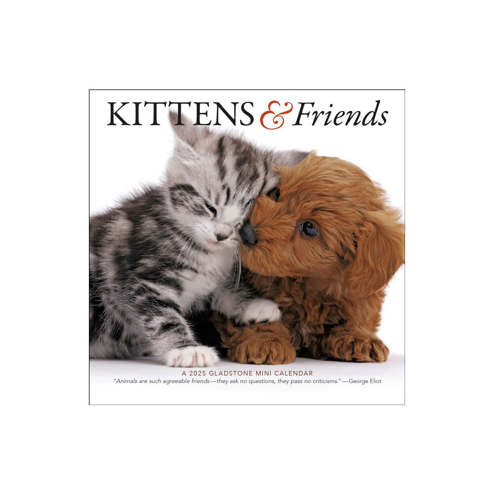 Gladstone Media Kittens & Friends Square Mini Calendar 2025