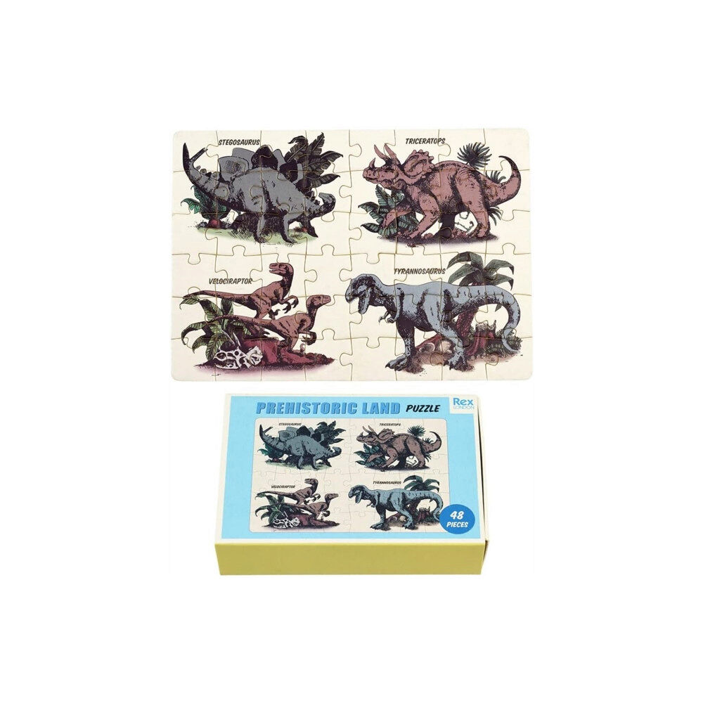 REX LONDON Matchbox jigsaw puzzle - Prehistoric Land (häftad, eng)