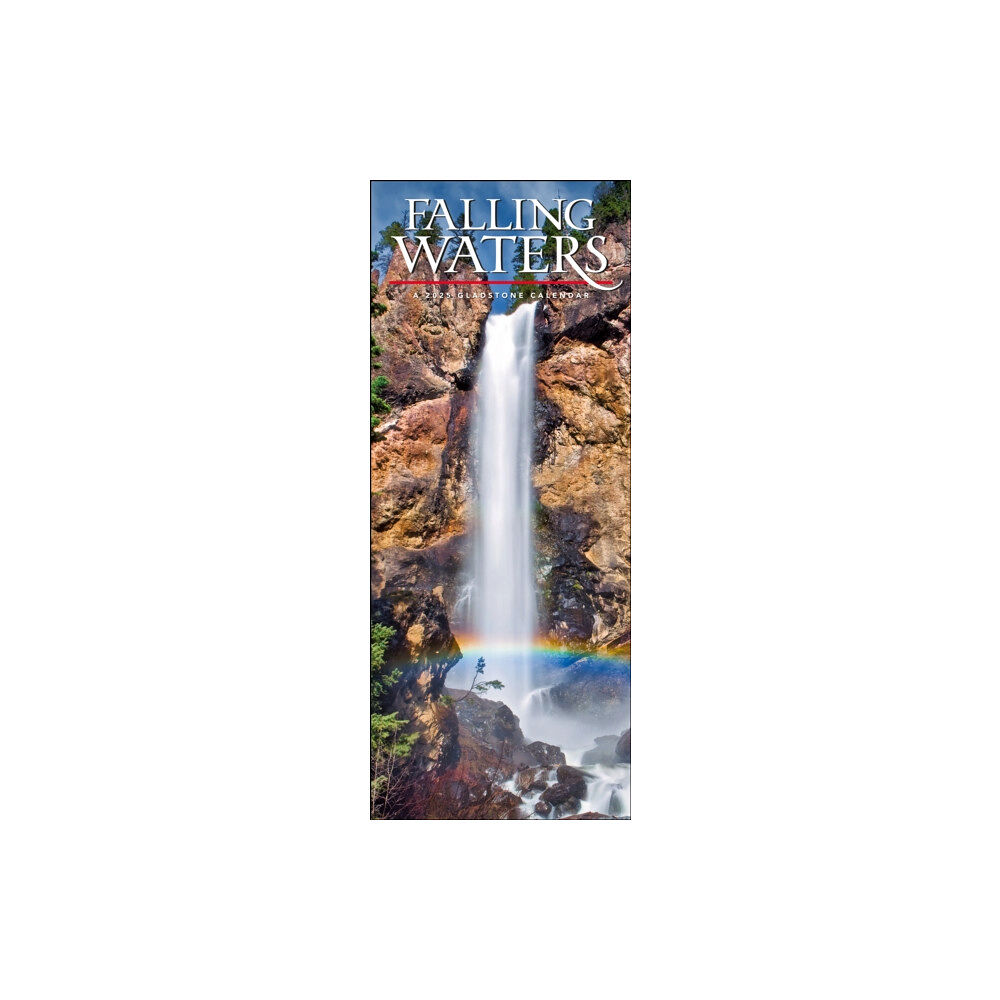 Gladstone Media Falling Waters Slim Calendar 2025