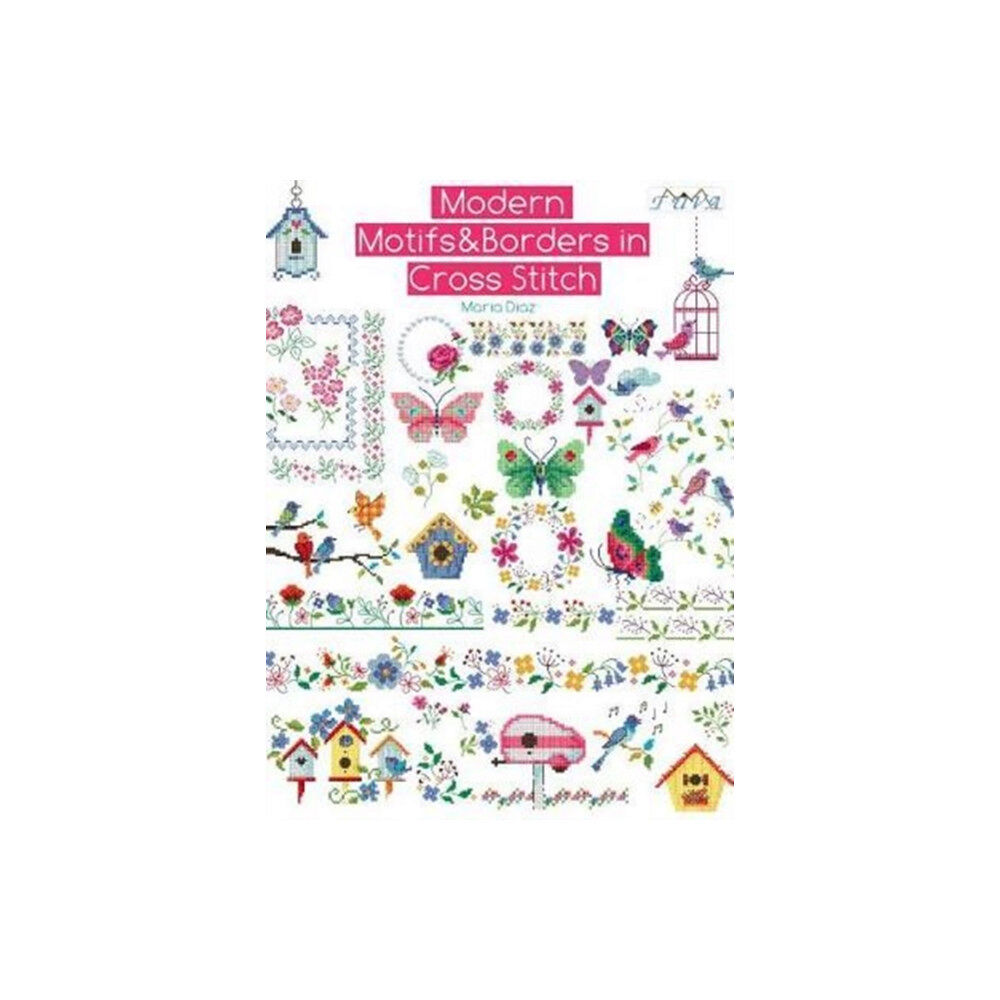 Tuva Publishing Modern Motifs & Borders in Cross Stitch (häftad, eng)