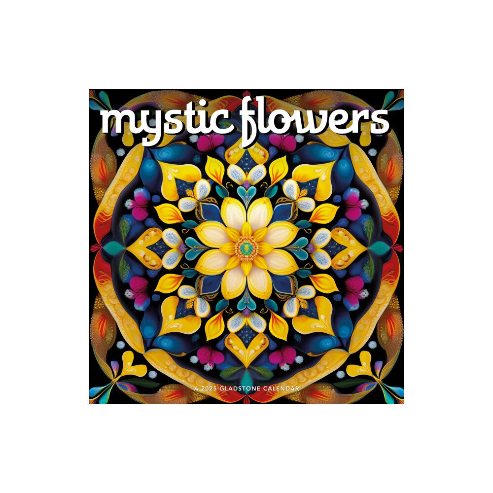 Gladstone Media Mystic Flowers Square Wall Calendar 2025