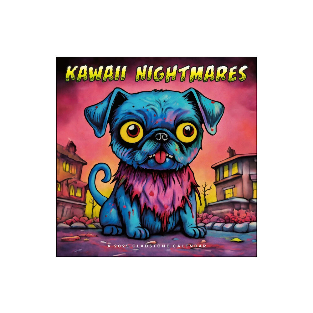 Gladstone Media Kawaii Nightmares Square Wall Calendar 2025