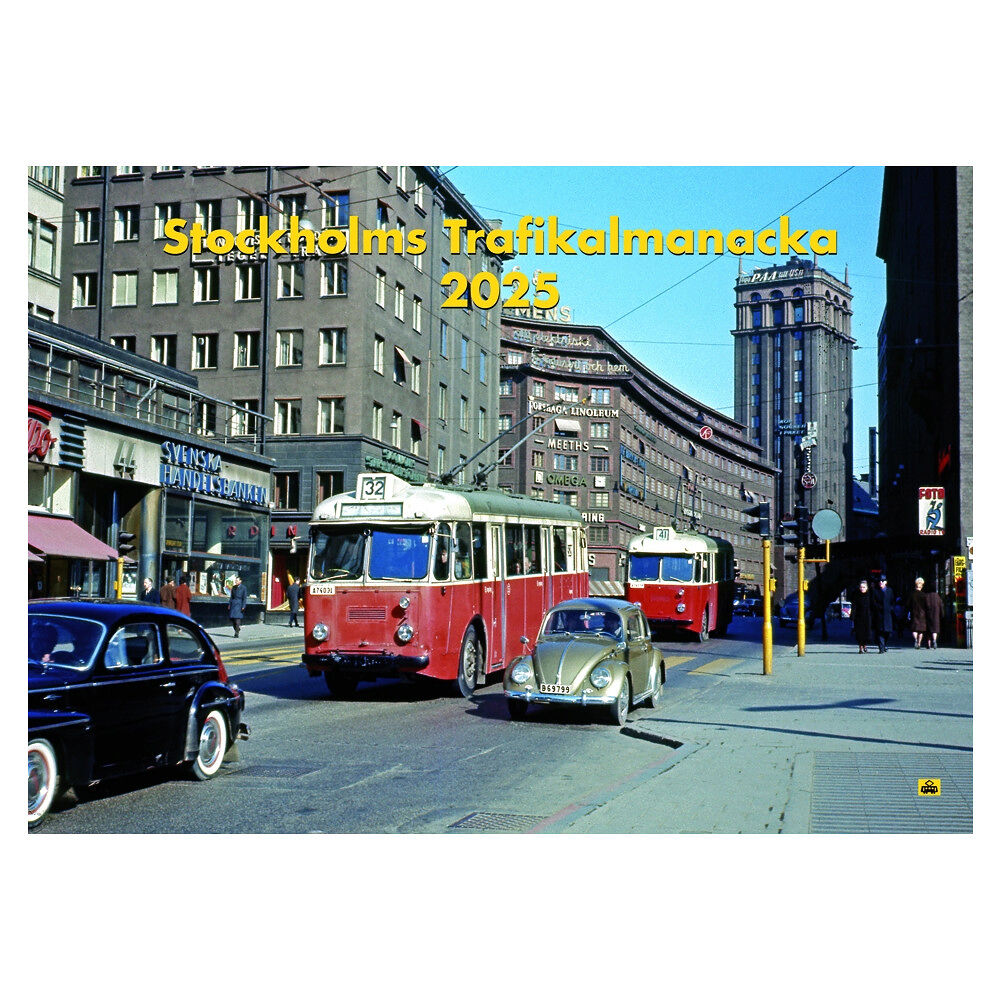 Trafik-Nostalgiska Förlaget Stockholms Trafikalmanacka 2025 (bok)