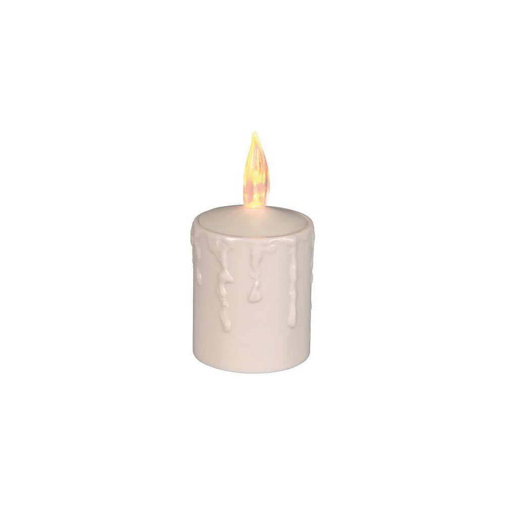 STAR TRADING Blockljus STAR T Paula LED 11,5cm beige