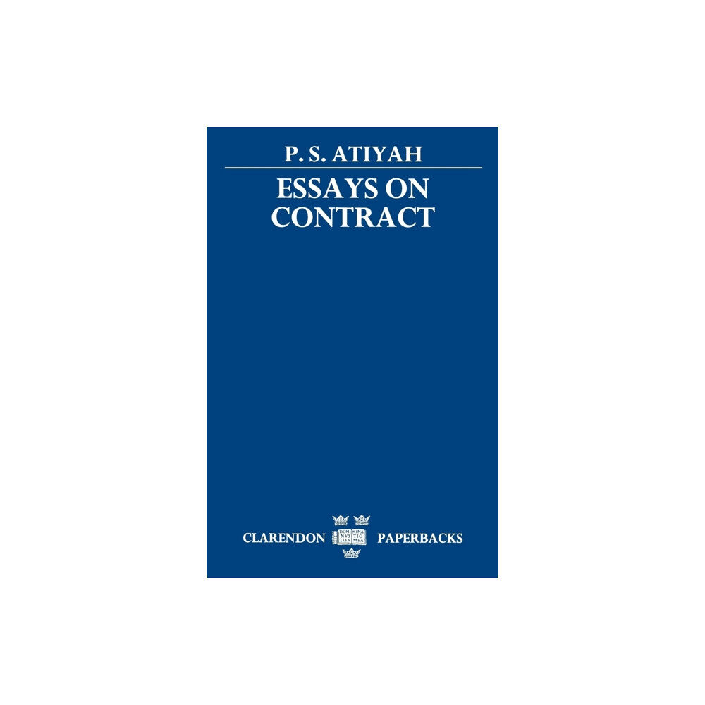 Oxford University Press Essays on Contract (häftad, eng)