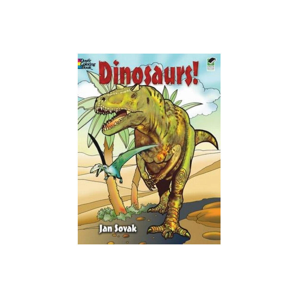 Dover publications inc. Dinosaurs! Coloring Book (häftad, eng)