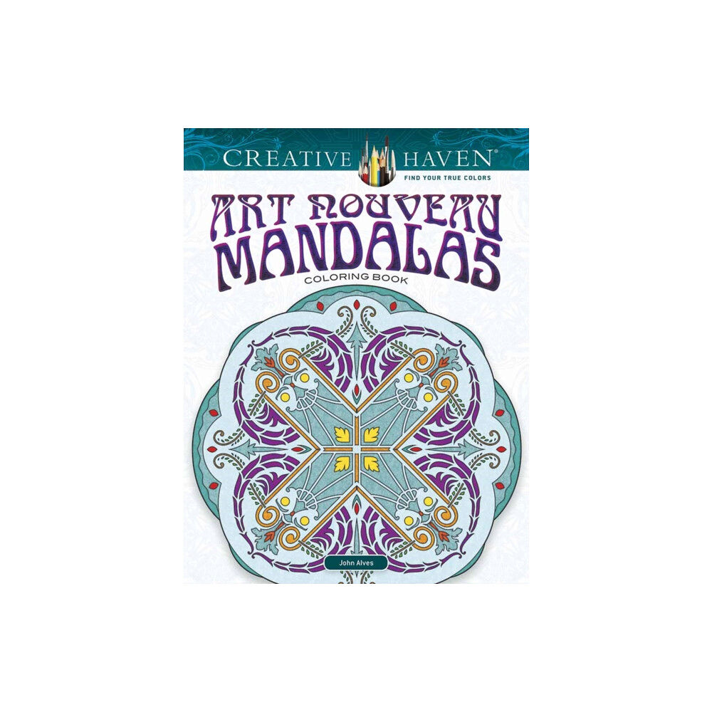 Dover publications inc. Creative Haven Art Nouveau Mandalas Coloring Book (häftad, eng)
