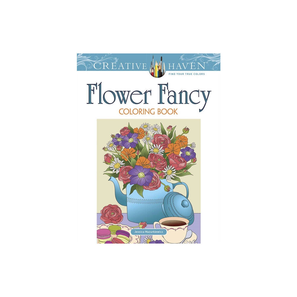 Dover publications inc. Creative Haven Flower Fancy Coloring Book (häftad, eng)