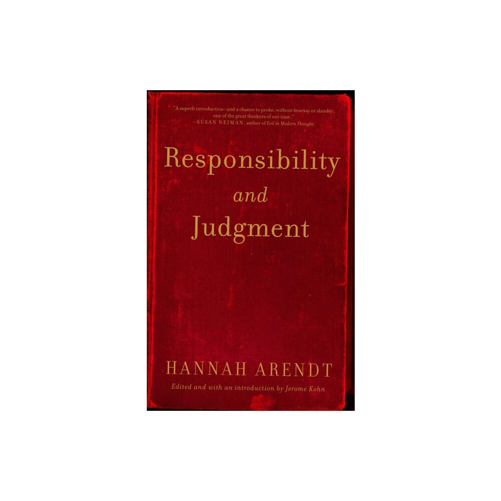 Schocken Books Responsibility and Judgment (häftad, eng)