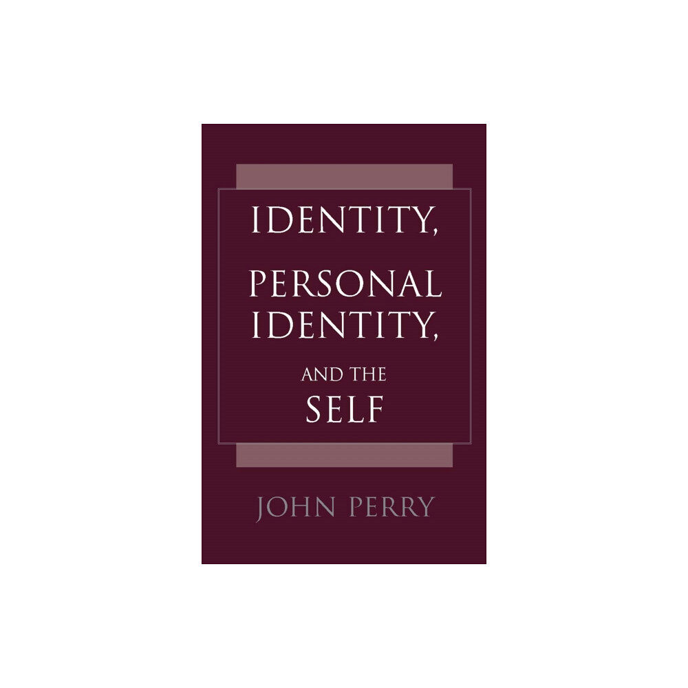 Hackett Publishing Co, Inc Identity, Personal Identity and the Self (häftad, eng)