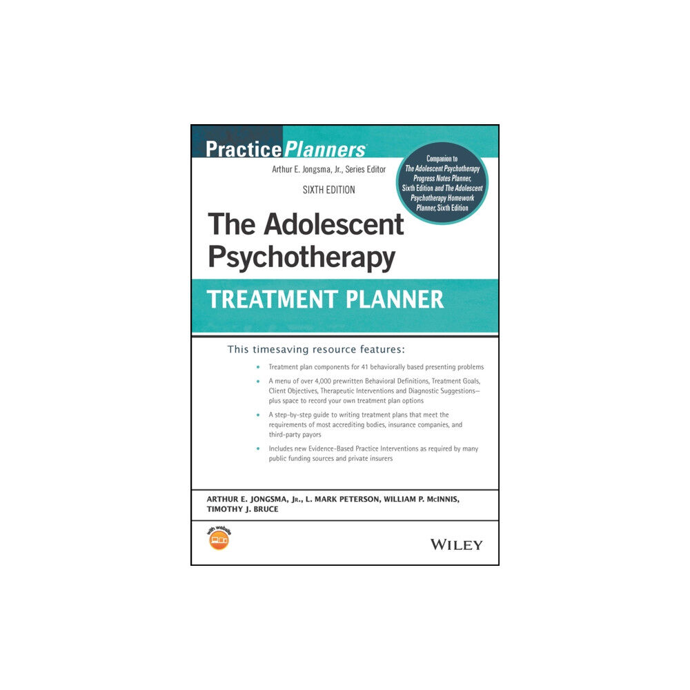 John Wiley & Sons Inc The Adolescent Psychotherapy Treatment Planner (häftad, eng)