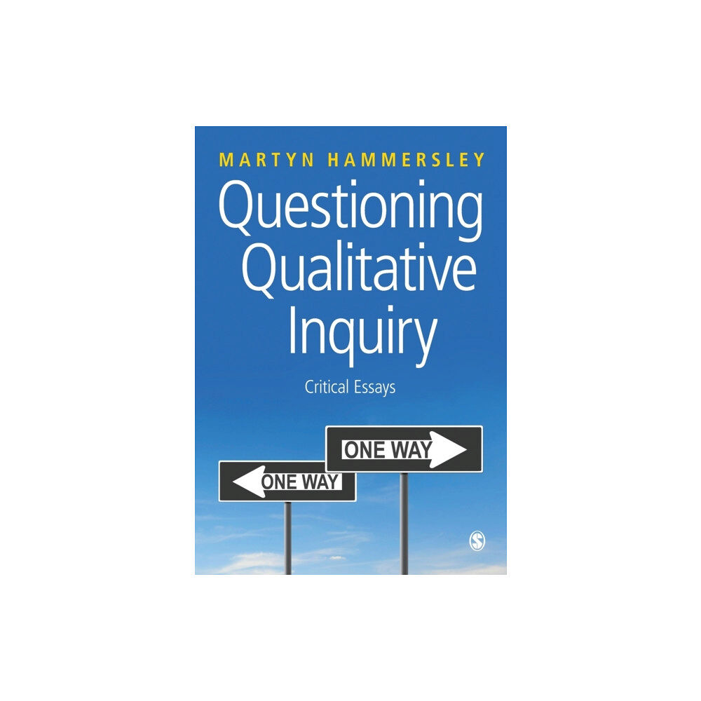 Sage publications inc Questioning Qualitative Inquiry (häftad, eng)