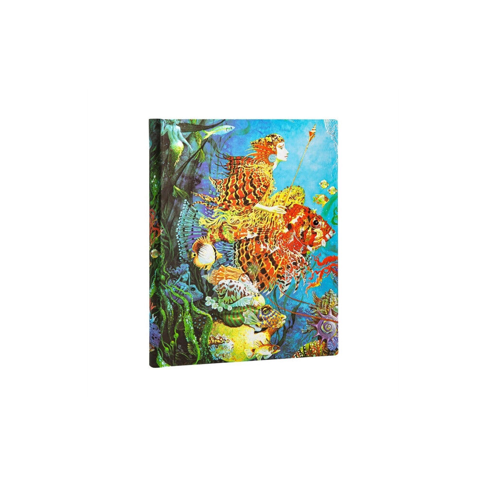 paperblanks Sea Fantasies Ultra Lined Hardcover Journal (Elastic Band Closure) (inbunden, eng)