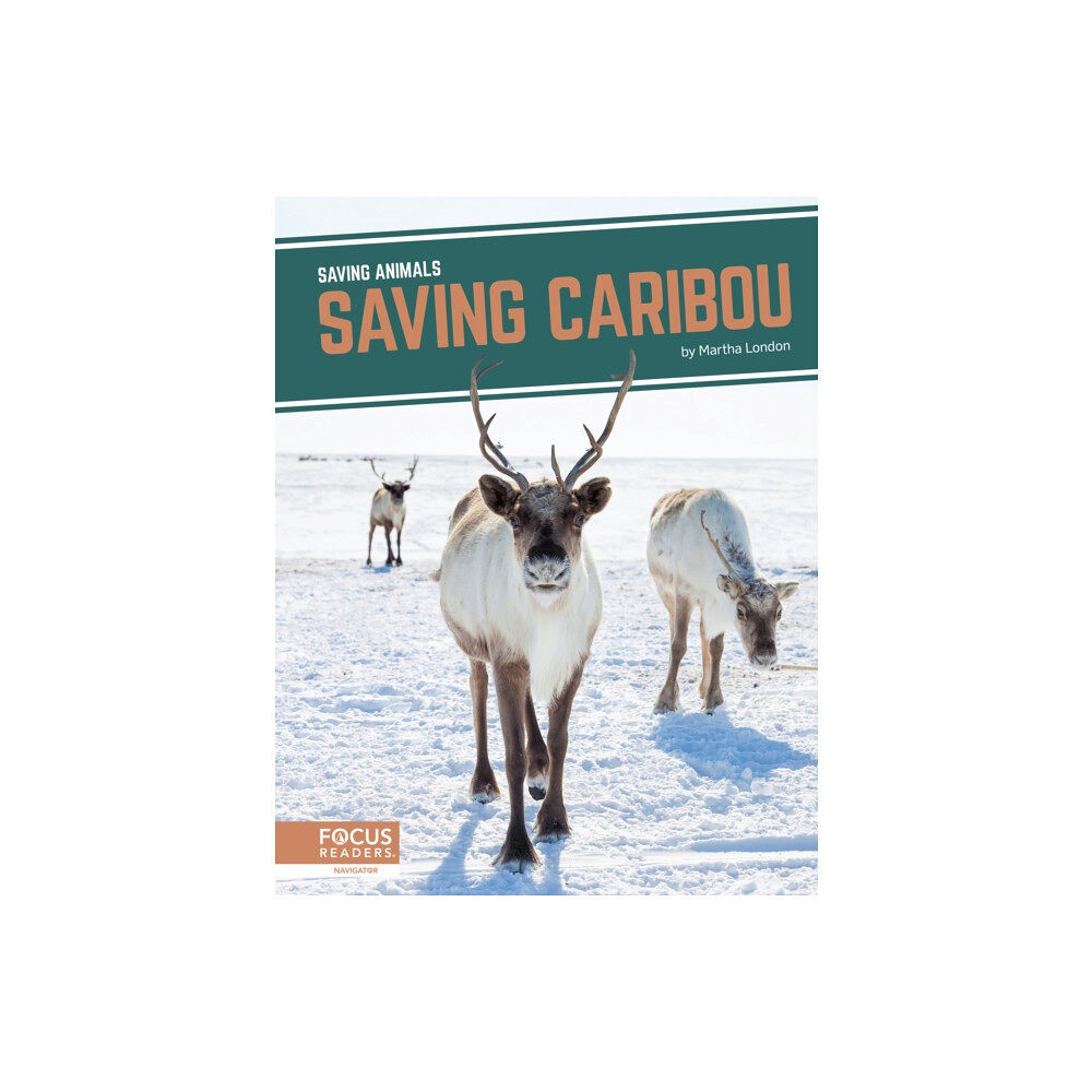 North Star Editions Saving Animals: Saving Caribou (inbunden, eng)